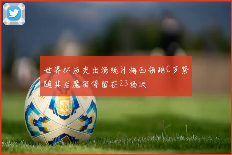 世界杯历史出场统计梅西领跑C罗紧随其后魔笛停留在23场次